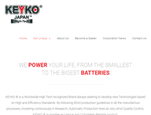 Tablet Screenshot of keyko.us